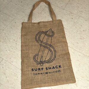Hilfiger surf shack burlap tote​
